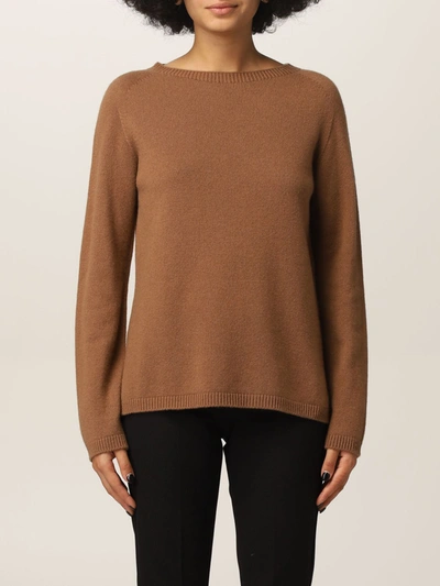 's Max Mara Jose S Max Mara Cashmere Jumper In Nude & Neutrals