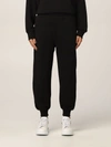 Alexander Mcqueen Logo-print Cotton Track Trousers In Black