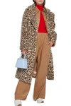Stand Studio Maria Leopard-print Faux Fur Coat In Animal Print