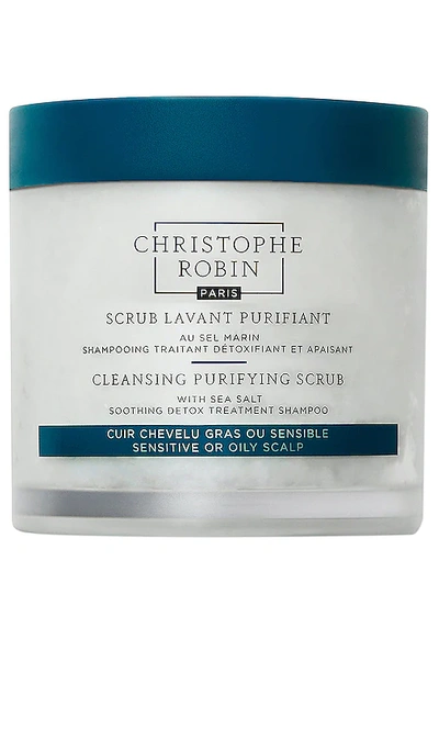Christophe Robin Cleansing Purifying Scrub With Sea Salt In 8.4 Fl oz | 250 ml