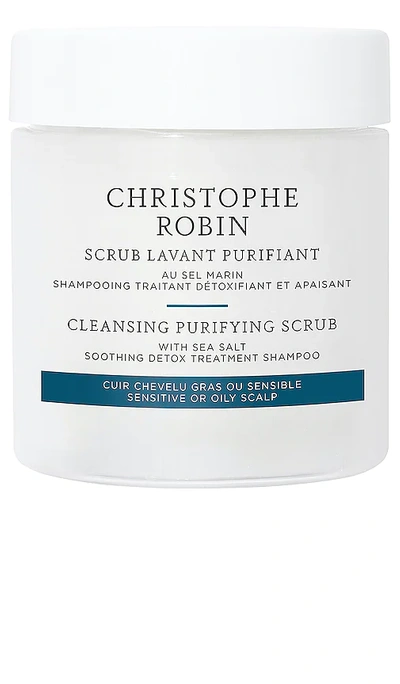 Christophe Robin Mini Purifying Scalp Scrub With Sea Salt 2.5 oz/ 75 ml In N,a