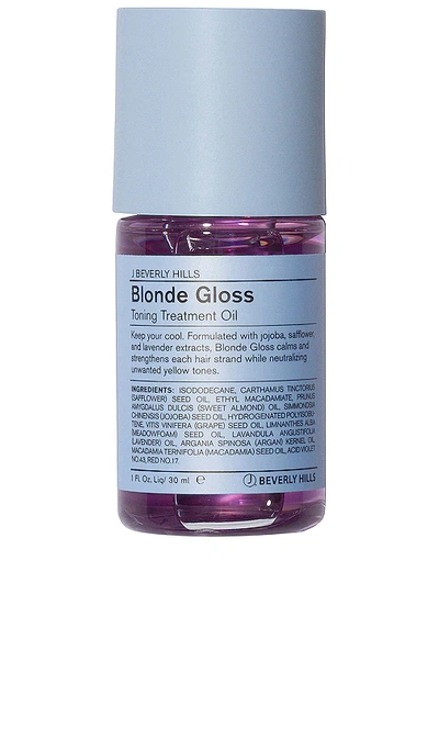 J Beverly Hills Blonde Gloss Toning Treatment Oil In N,a
