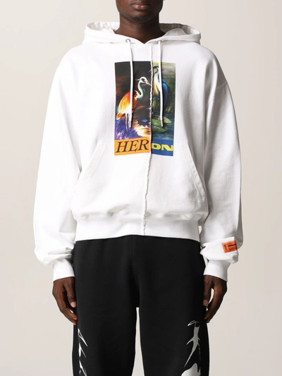 Heron Preston Sweatshirt With Print In White