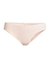 Hanro Women's Invisible Cotton Brazilian Panties In Beige