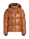 Mackage Kent Water Repellent Down Puffer Jacket In Brown