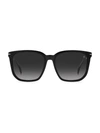 David Beckham 57mm Rectangular Sunglasses In Black 807