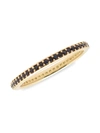 ARMENTA WOMEN'S SUENO 18K YELLOW GOLD & BLACK SAPPHIRE STACKING RING,400015170173