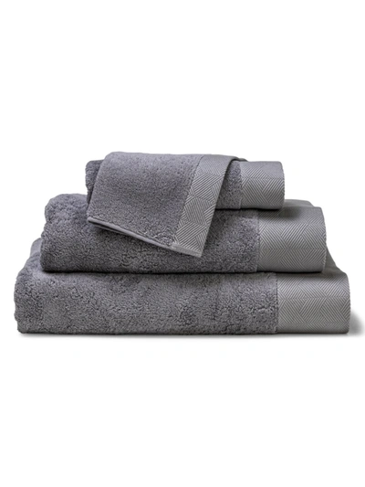 Frette Diamond Bordo Hand Towel In Concrete