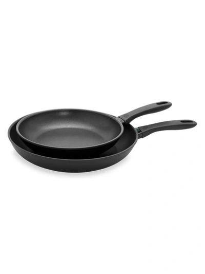 Ballarini Avola 2-piece Aluminum Nonstick Fry Pan Set In Black