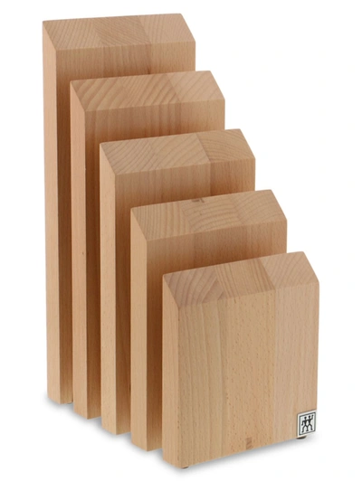 Zwilling J.a. Henckels Natural Beechwood Italian Upright Magnetic Knife Block In Nocolor
