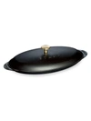 STAUB CAST IRON COVERED FISH PAN,400015051298