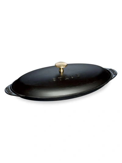 STAUB CAST IRON COVERED FISH PAN,400015051298