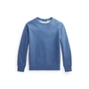 Polo Ralph Lauren Kids' Cotton-blend-fleece Sweatshirt In Royal Heather