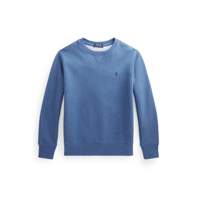 Polo Ralph Lauren Cotton-blend-fleece Sweatshirt In Royal Heather