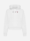 OFF-WHITE ACRYLIC ARROWS COTTON HOODIE