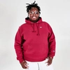 Champion Women's Reverse Weave Logo Hoodie (plus Size) In Cranberry Tart