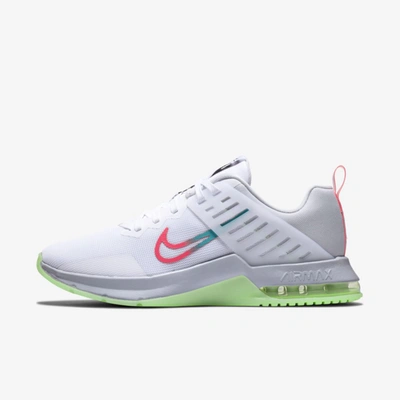 Nike Air Max Alpha Tr 3 Men's Training Shoes In White,football Grey,oracle Aqua,flash Crimson