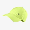 Nike Sportswear Heritage 86 Cap In Light Lemon Twist,metallic Silver