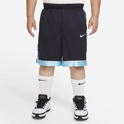 Nike Dri-fit Elite Big Kids' (boys') Basketball Shorts (extended Size) In Purple