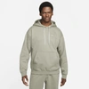 Nike Men's Solo Swoosh Fleece Hoodie In Green