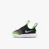 Nike Flex Runner Baby/toddler Shoes In Black,green Strike,chrome