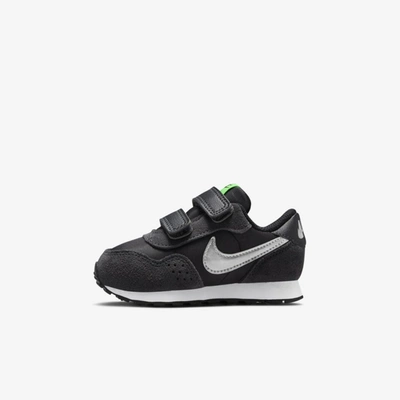 Nike Md Valiant Baby/toddler Shoes In Black,dark Smoke Grey,green Strike,chrome