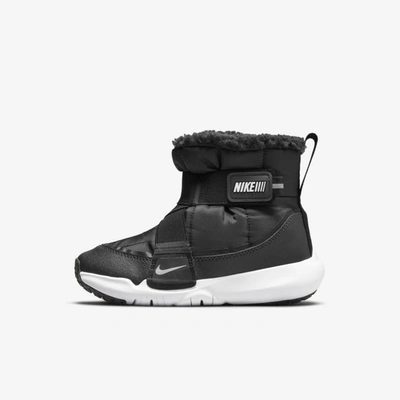 Nike Flex Advance Little Kids' Boots In Black/dark Smoke Grey/university Red/white