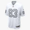 Nike Nfl Las Vegas Raiders Men's Game Football Jersey In White