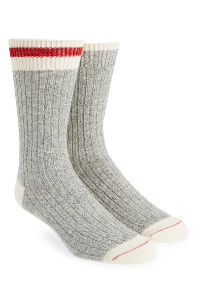 Beams 2-pack Ragg Cotton Blend Socks In Grey
