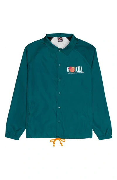 Gotcha Grow Nylon Coach's Jacket In Storm