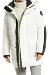 Canada Goose Black Label Brockton Water Resistant 625 Fill Power Down Parka In North Star White