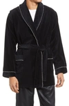 MAJESTIC REFINERY VELOUR SMOKING JACKET,12412114