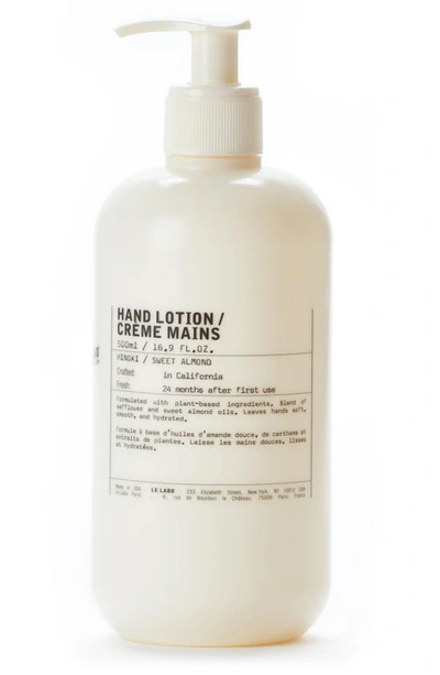 Le Labo Hinoki Hand Lotion, 16.9 oz