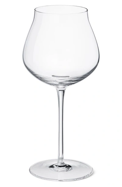 Georg Jensen Set Of 6 Crystal Red Wine Glasses In Clear