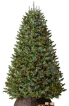 Balsam Hill 7.5-foot Artificial Led Light Fraser Fir Tree In Color And Clear Led
