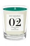 BON PARFUMEUR CANDLE 02 CORIANDER SEED, HONEY & TOBACCO SCENTED CANDLE, 6.3 OZ,BPBOUG180G02