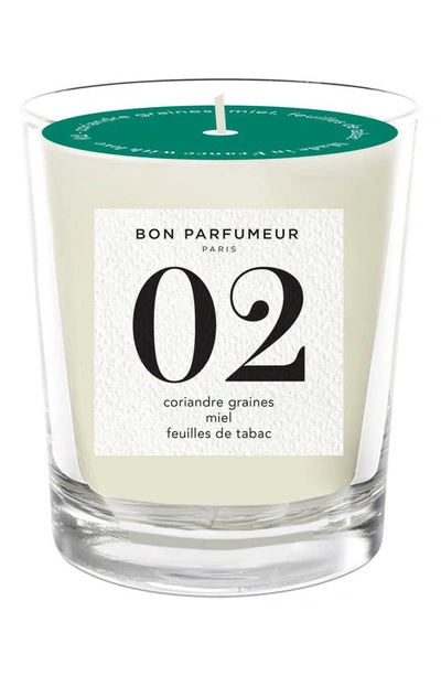 Bon Parfumeur Candle 02 Coriander Seed, Honey & Tobacco Scented Candle, 6.3 oz