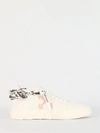 OFF-WHITE LOW VULCANIZED WHITE CANVAS SNEAKERS