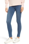 Lyssé High Waist Denim Leggings In Mid Wash