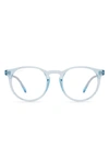 Diff Sawyer 48mm Round Optical Glasses In Aqua Sea Crystal