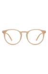 Diff Sawyer 48mm Round Optical Glasses In Citrine Pearl