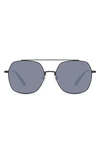 Diff H.e.r. Paradise 60mm Aviator Sunglasses In Black / Grey