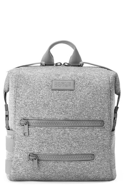 Dagne Dover Indi Medium Water Resistant Diaper Backpack In Heather Grey