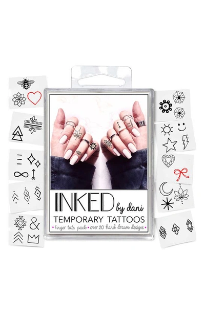 Inked By Dani Finger Tats Pack Temporary Tattoos