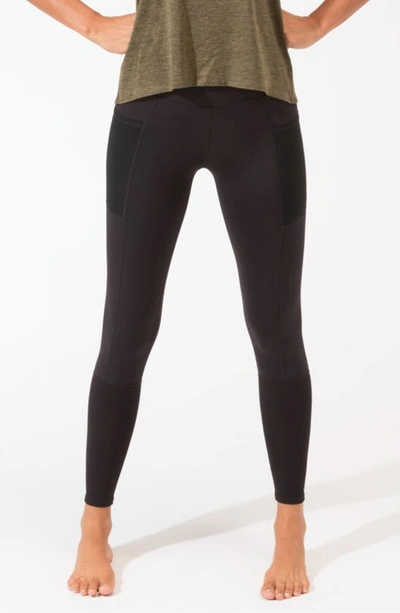 Threads 4 Thought Elevate Pocket Leggings In Jet Black