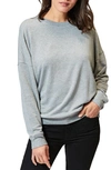Threads 4 Thought Cathy Boyfriend Feather Fleece Sweatshirt In Heather Grey