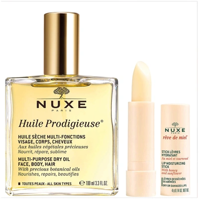 Nuxe Exclusive Huile Prodigieuse Oil And Lip Stick Duo (worth £35.50)