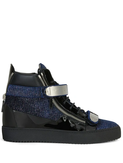 Giuseppe Zanotti Coby High-top Trainers In Blue