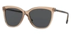Burberry Grey Square Ladies Sunglasses Be4308f 385687 56 In Grey