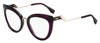 Fendi Transparent Cat Eye Ladies Eyeglasses Ff 0334 00t7 51 In Purple